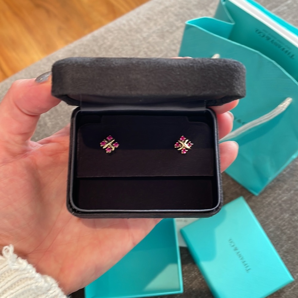 Tiffany & Co ruby earrings - NWT
